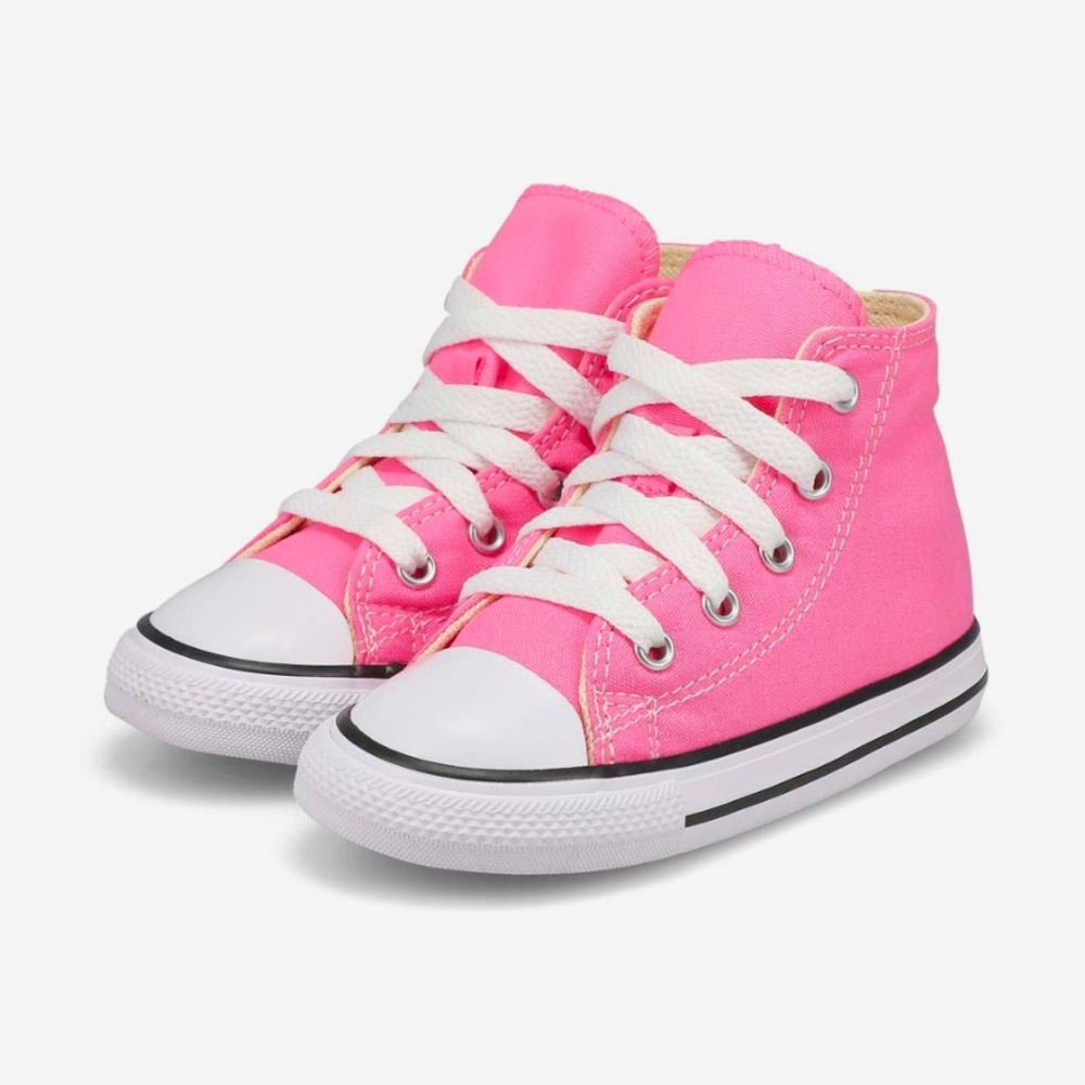 Converse Toddlers Pink High Top Chuck Taylors
